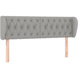 Maison Chic vzglavna omarica - nočna omarica - posteljna omarica z ušesi svetlo sivo 163x23x78/88 cm blago, (21709356) Cene