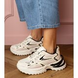 Gemre Beige Carina sporty sneakers on a stylish sole | shoptok.hr
