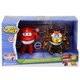 Super Wings Transformacija 2pk Supernapajajući avion i Golden Boy Cene