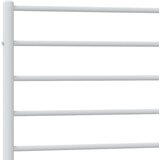  Metalni okvir krevet bez madraca s uzglavljem bijeli 75x190 cm | shoptok.hr