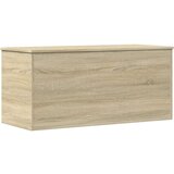  Kutija za pohranu boja hrasta 100x42x46cm od konstruiranog drva | shoptok.hr