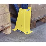 MOTTEZ zaščita pred trki, jeklo, višina 350 mm, rumene barve, u-profil, dxš 200 x 120 mm | Shoptok.si