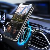 Oem Univerzalni crni magnetni auto držač za ventilacijsku rešetku AIR OUTLET | shoptok.hr