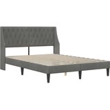  Okvir kreveta s madracem Zidne 2 pcs Tamno siva Baršun - Tamno siva 160 x 200 cm | shoptok.hr