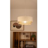  Visilica na sajli NATIA 1xE27/60W/230V, prečnik 45 cm, bela/braon | Eponuda.com
