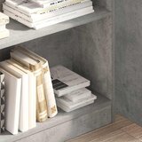  Regal za knjige boja betona 80x24x109 cm konstruirano drvo | Eponuda.ba