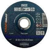 CRAFTOMAT Rezni disk AS60T INOX-BF (Prikladno za: Plemeniti čelik, Promjer rezne ploče: 115 mm, Debljina plohe: 1 mm, 10 Kom.) | shoptok.hr