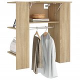 Ormarić za hodnik boja hrasta 97,5x37x99 cm konstruirano drvo | shoptok.hr