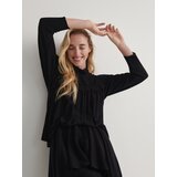 Reserved - Mini haljina s volanima - crno | shoptok.hr