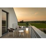 BIZZOTTO Okrugao vrtni stolić aluminijski ø 50 cm Ridley – | shoptok.hr