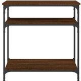  Konzolna mizica rjav hrast 75x29x75 cm inženirski les, (20979344) | Shoptok.si