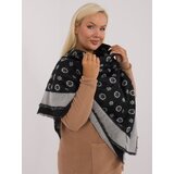 Factory Price Scarf-AT-SZ-1701.61-grey-black | Shoptok.si