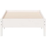  Okvir za krevet bijeli 90 x 190 cm od masivne borovine | shoptok.hr