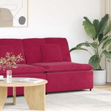  Modularni kauč s jastucima, vinsko crvena 100 cm Cijene