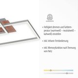 Lesnina XXXL Leuchten Direkt 14018-78 - LED prigušiva svetiljka IVEN 2xLED/15W/230V + daljinski upravljač | Eponuda.com