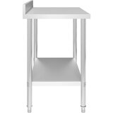  Kuhinjski radni stol 100 x 60 x 93 cm od nehrđajućeg čelika | shoptok.hr