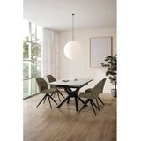 Marckeric Proširiv blagovaonski stol s dodatnom pločom s kamenom pločom stola 90x150 cm Arlene – | shoptok.hr