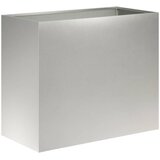  Vrtna saksija Srebrna 60 x 30 x 50 cm Nehrđajući čelik | shoptok.hr