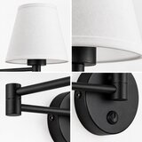 Brilagi Zidna lampa NUBILA 1xE27/15W/230V bela/crna | Eponuda.com