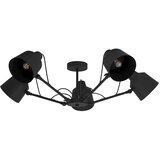 Eglo spot BASURTU 5xE27 Ø105 cm crna 99667 u