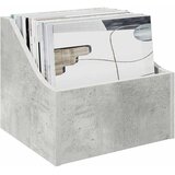  Kutija za LP ploče Betonska siva 37 x 33 x 32 cm | shoptok.hr