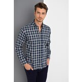 Dewberry G672 MEN'S SHIRT-NAVY-GREEN | Shoptok.si