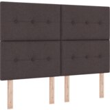 Box Spring Krevet s Madracem u Tamno Smeđoj 160x200 cm Tkanina | shoptok.hr