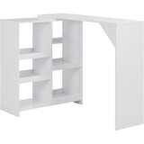 Barski stol s pomičnom policom bijeli 138 x 39 x 110 cm | shoptok.hr
