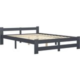  Posteljni okvir temno siv iz trdne borovine 160x200 cm, (20643886) | Shoptok.si