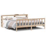 Maison Chic Posteljni okvir - Dvoposteljna postelja - Zakonska postelja brez vzmetnice 180x200 cm trdna borovina-J3393, (21770401) | Shoptok.si