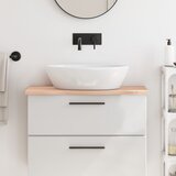 vidaXL Kopalniški pult 80x40x2 cm neobdelan trden les Cene