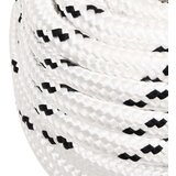 vidaXL Pletena vrv za čoln bela 18 mm x 25 m poliester | Shoptok.si