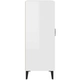  Komoda sjajna bijela 69 5x34x90 cm od konstruiranog drvo | shoptok.hr