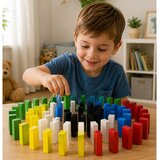  Arkádna igra Jenga s številkami + kockami - 54 elementov | Shoptok.si