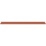  Polica na zidu 2 pcs Crvena 100 x 9 x 3 cm Konstruirano drvo | shoptok.hr