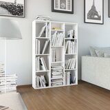 Furnova Paravan/omara visok sijaj bela 100x24x140 cm iverna plošča, (21929977) | Shoptok.si