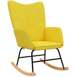  Stolica za ljuljanje od tkanine sa stolcem boja senfa | shoptok.hr