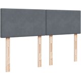  Krevet s oprugama i madracem tamnosivi 140x190 cm baršunasti | shoptok.hr