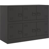  Komoda crna 99 x 39 x 73 cm čelična | shoptok.hr