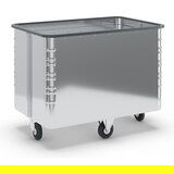 Zarges voziček z vzmetenim dnom, eloksiran aluminij, 2 vrtljivi in 2 fiksni kolesi Cene