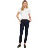 Hlače JDYCHICAGO MW BELT CHINO PANTS WVN NOOS 15311897 Modra