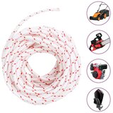 vidaXL Potegnite zaganjalno vrvico bele in rdeče barve Ø5 mm 10 m | Shoptok.si