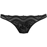 PETITE FLEUR GOLD Tanga gaćice crna