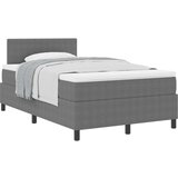  Krevet s oprugom s madracem Siva 120x200 cm Tkanina od kordura | shoptok.hr