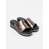 GOODIN Women's metallic platform flip-flops | Shoptok.si