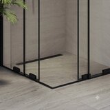 Ravak X14V70300Z1 Roll RORV2 90 x 90 kvadratna tuš kabina črna | Shoptok.si