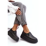 Boto Women's Leather Sport Shoes on Platform Black Lemar Manish | shoptok.hr