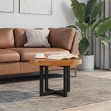 Furnova Klubska mizica iz tikovine in smole 60 cm, (21913973) | Shoptok.si