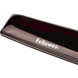 Fellowes Crystal Gel podloga za zapestje pri tipkovnici, črna | Shoptok.si