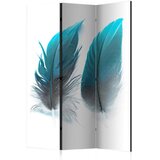 Artgeist PARAVAN 135/172/3 cm bela, svetlo modra Slike